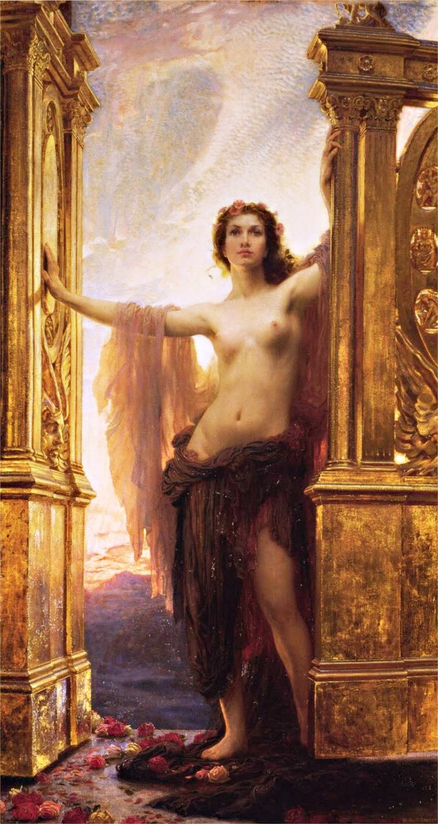 Herbert James Draper, “The Gates of Dawn“