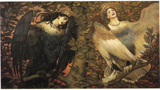 Viktor Vasnetsov, "Sirin and Alkonost: the Birds of Joy and Sorrow"