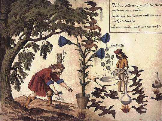 Cabala mineralis manuscript, the first book, via http://www.alchemywebsite.com/cab_min1.html