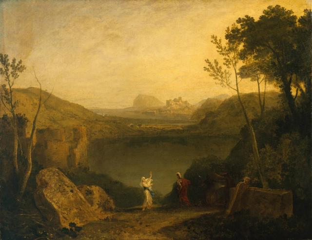 J.M.W Turner, “Aeneas and the Sibyl, Lake Avernus”