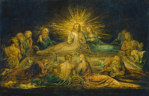 William_Blake_The_Last_Supper_1799_tempera