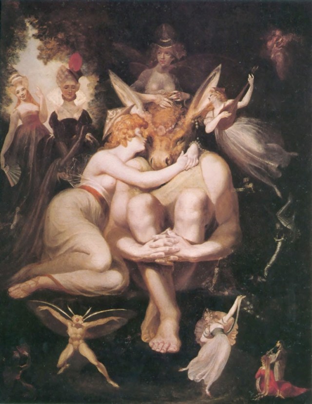 Henry Fuseli - Titania Awakes Surrounded by Attendant Faries - 1794